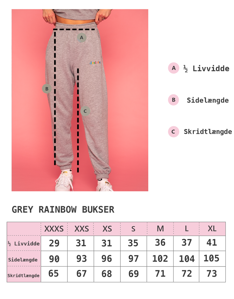 Grey Rainbow Bukser